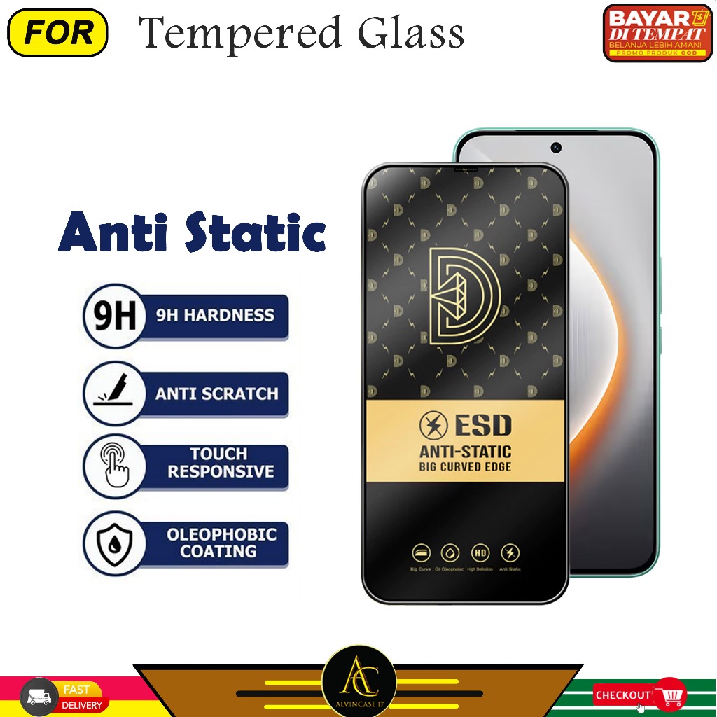Tempered Glass ESD Bening Anti Static Xiaomi Mi 11 Lite 11 Lite 5G 12 Lite