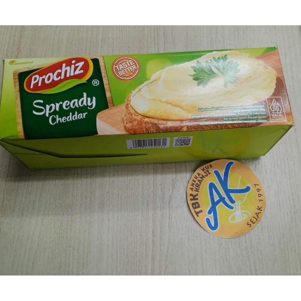 PROCHIZ SPREADY CHEDDAR CHEESE 2 KG | KEJU PROCHIZ SPREADY CHEDDAR 2KG