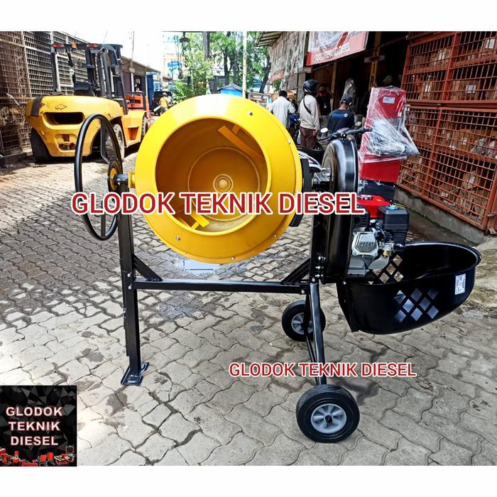 Mesin Aduk Semen Bensin Molen Tigon 200 Liter TCM 200G TCM 200 G