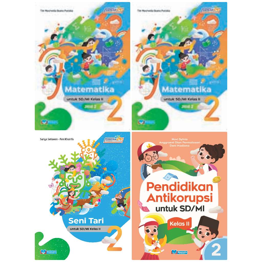 

BUKU PAKET KELAS 2 SD PENERBIT MASMEDIA KURIKULUM MERDEKA (BARU + ORIGINAL 100%)