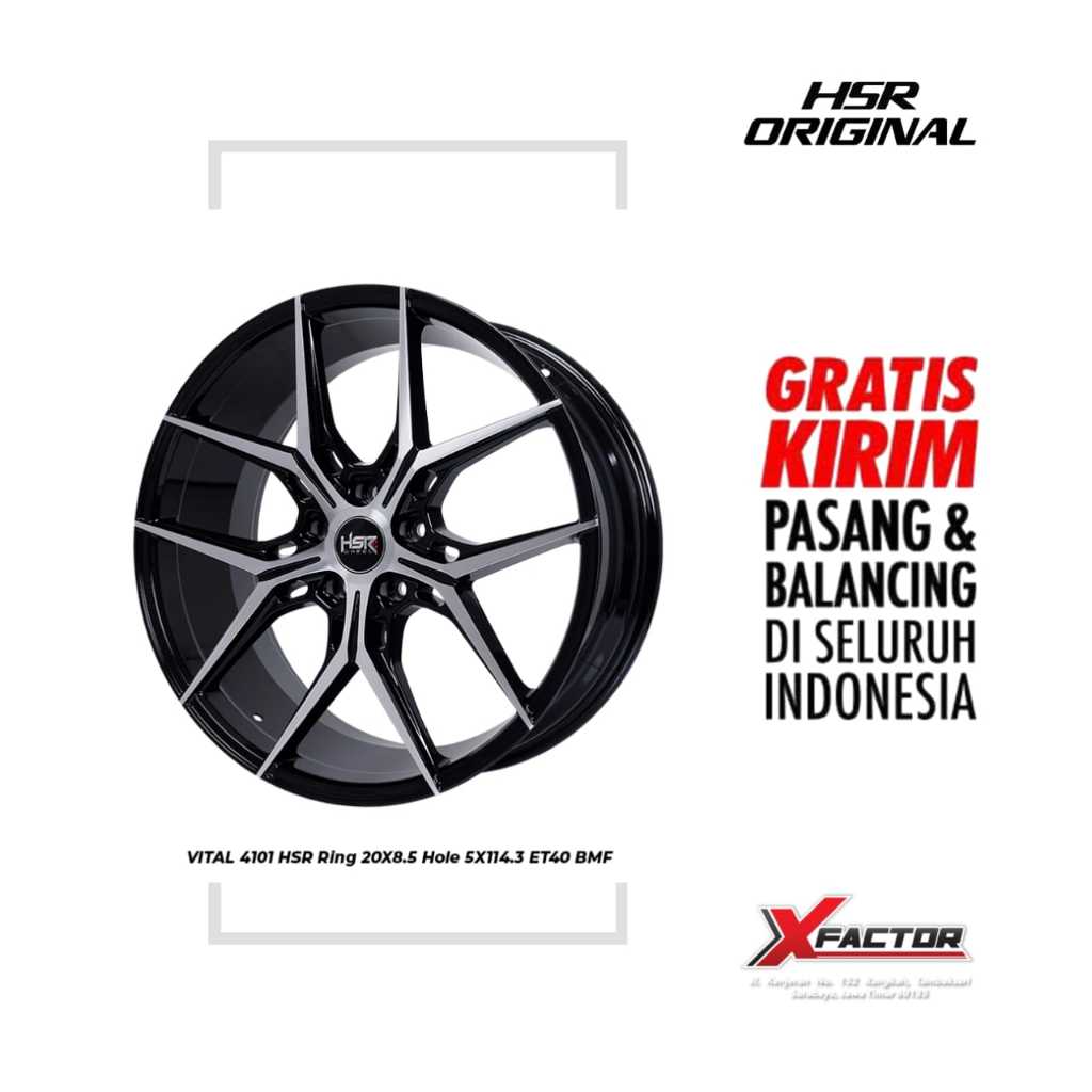 VELG MOBIL HSR R20 HSR VITAL R20X8.5 H5X114,3 ET40 BMF