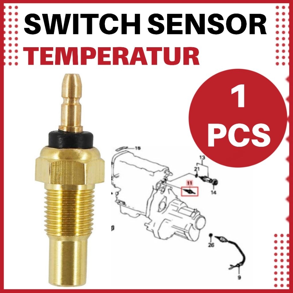 Switch Sensor Temperatur Accord VTI 1998 1999 2000 2001 2002, Accord S84 S86
