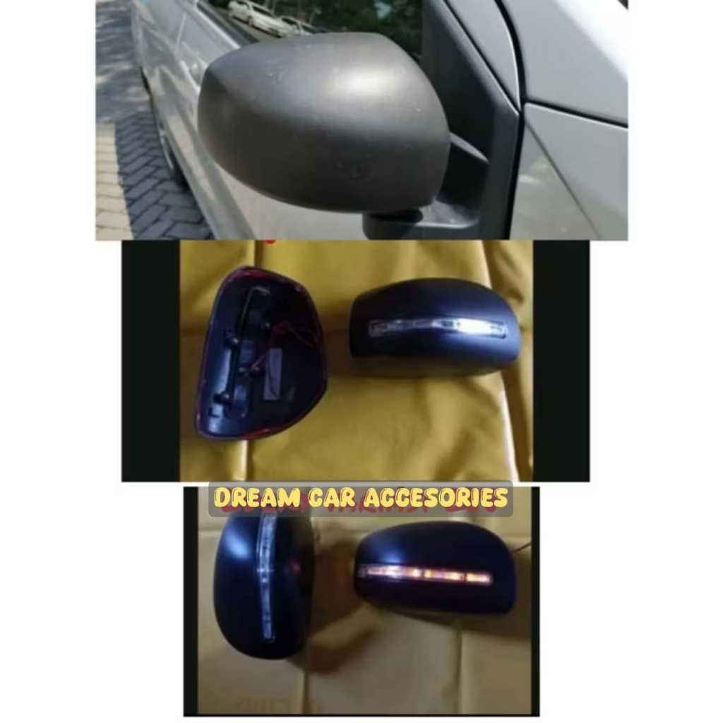 Cover Spion Mirror Cover Batok Spion All New Avanza 2012 - 2018 Tipe E Lampu(Harga Sepasang) Carbon 