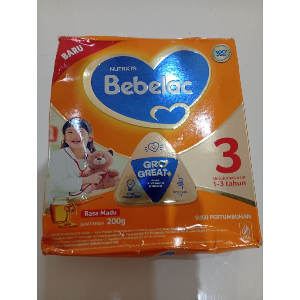 

Bebelac 3 Madu 200 gram 1-3 tahun