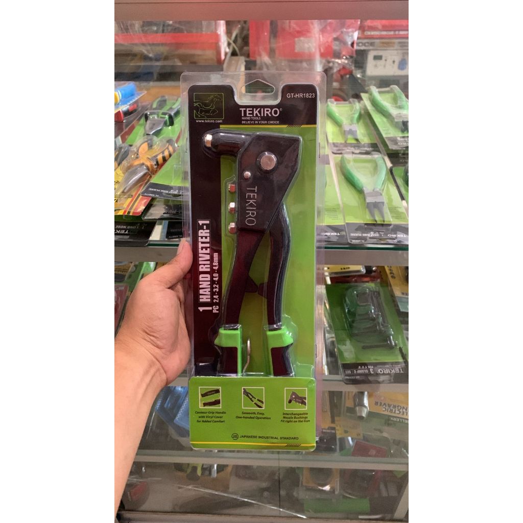 Tekiro Tang rivet hand riveter-1 hitam / Tang ripet tekiro original