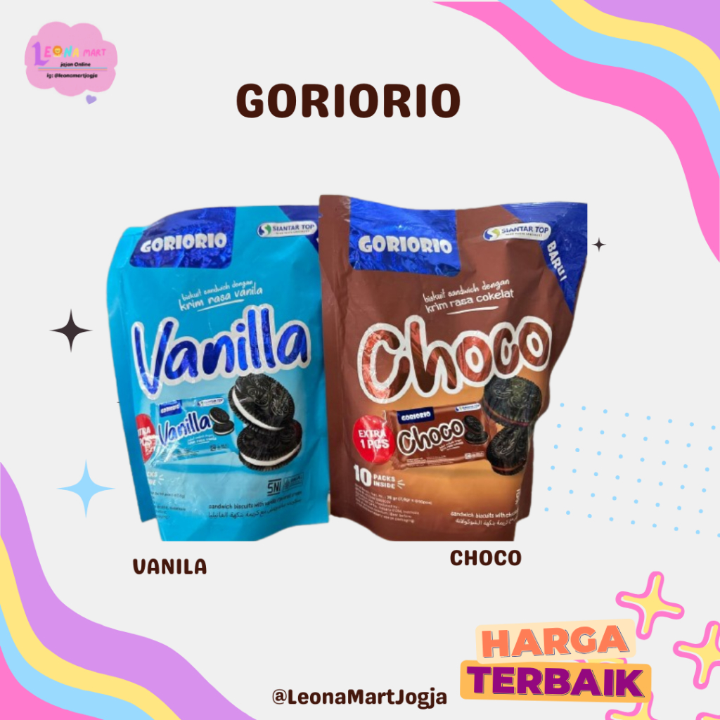 

Goriorio vanila & choco pouch 76gr