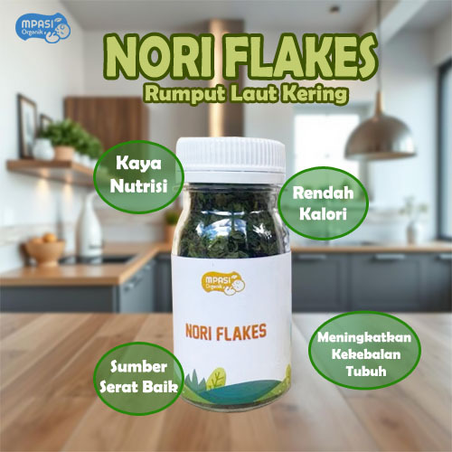 

AONORI BUBUK NORI / AONORI FLAKES RUMPUT LAUT TABURAN TAKOYAKI / SEAWEED POWDER FLAKE MENTAI / MPASI ORGANIK