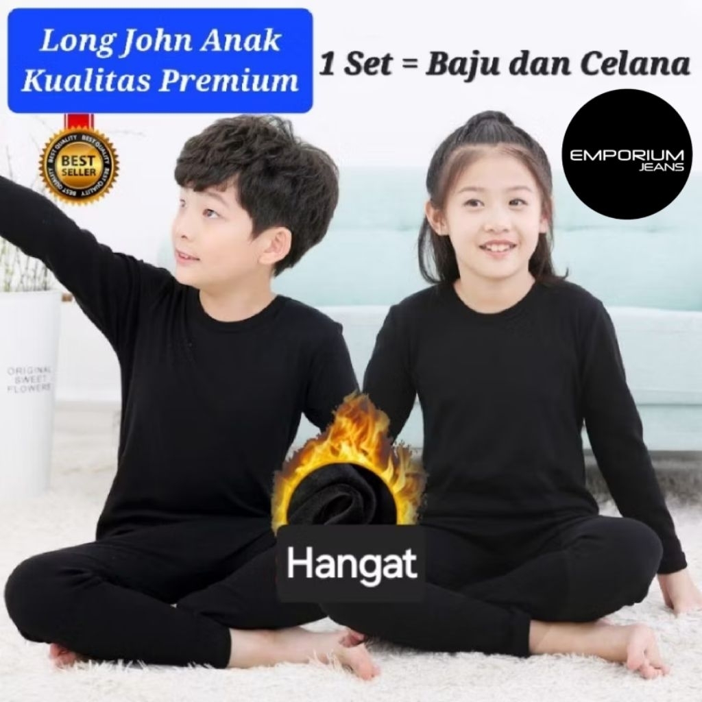 Pakaian Hangat Anak untuk Musim Dingin, Set Baju dan Celana