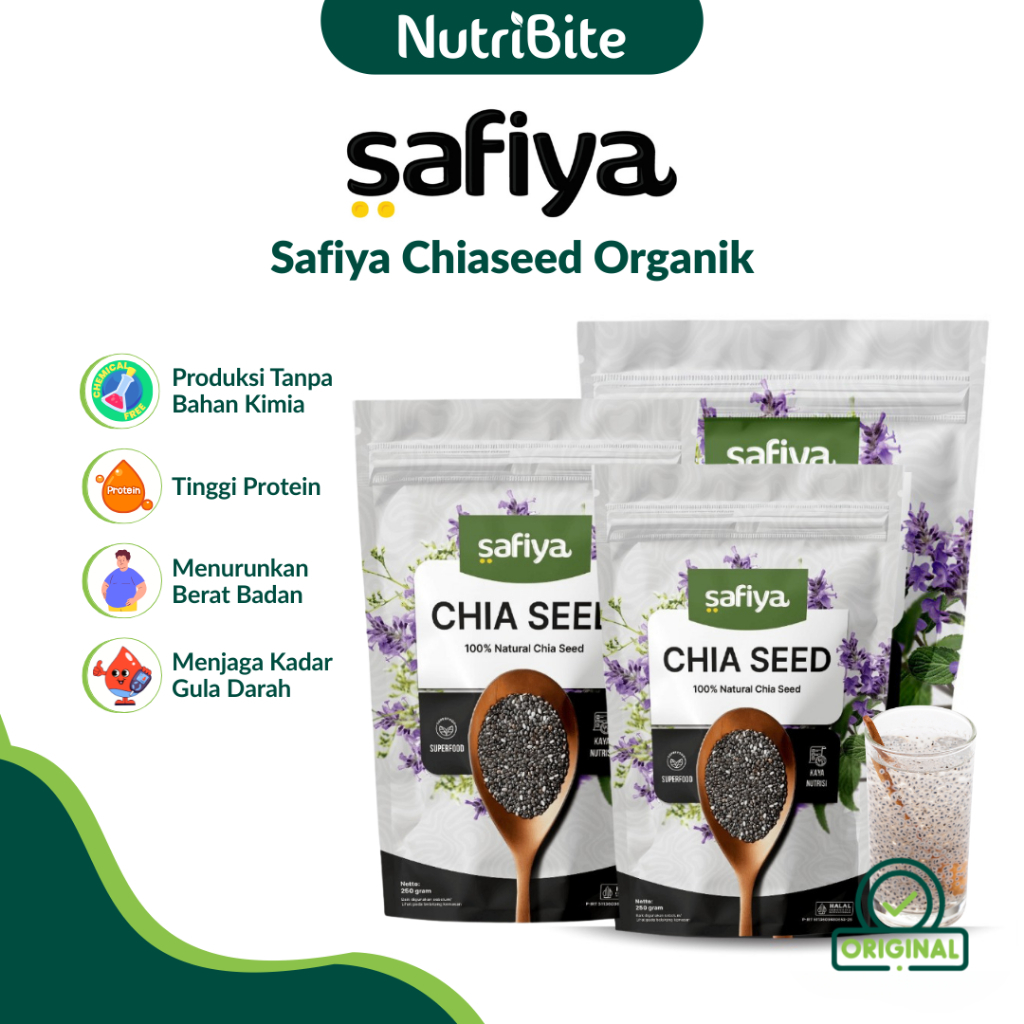 

Safiya Chiaseed Organik Chia Seed Detox Premium