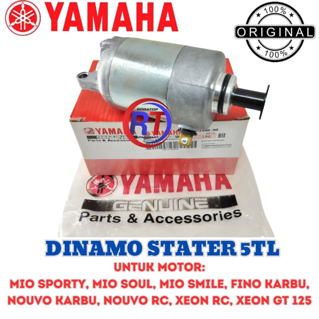 DINAMO STATER YAMAHA 5TL ASLI ORIGINAL YAMAHA UNTUK MOTOR MIO SPORTY MIO SMILE MIO SOUL KARBU ASLI .