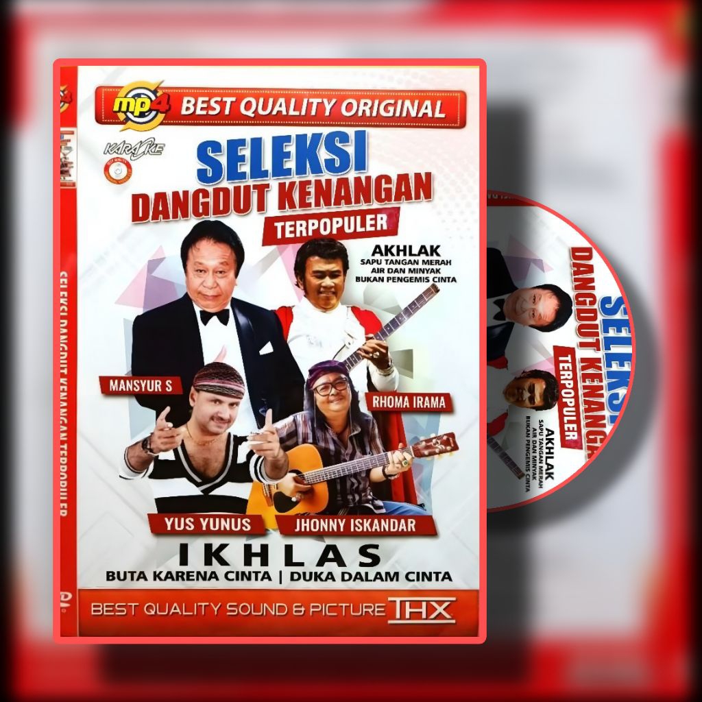 KASET DVD LAGU DANGDUT KENANGAN TERPOPULER - KASET DVD MUSIK DANGDUT - KASET LAGU NOSTALGIA - KASET 