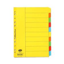 

JUAL CARTON DIVIDER A4 BANTEX 6050