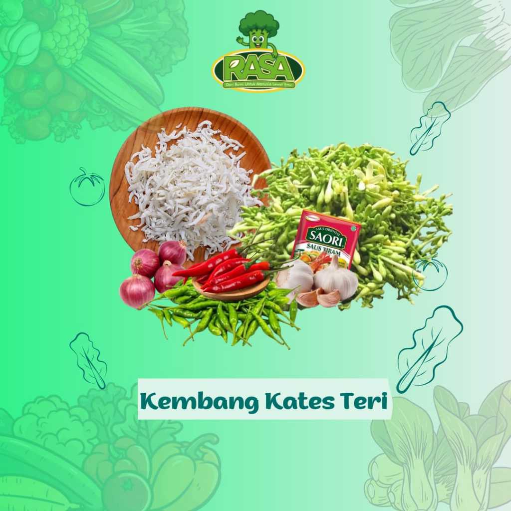 

Tumis Kembang Kates Teri