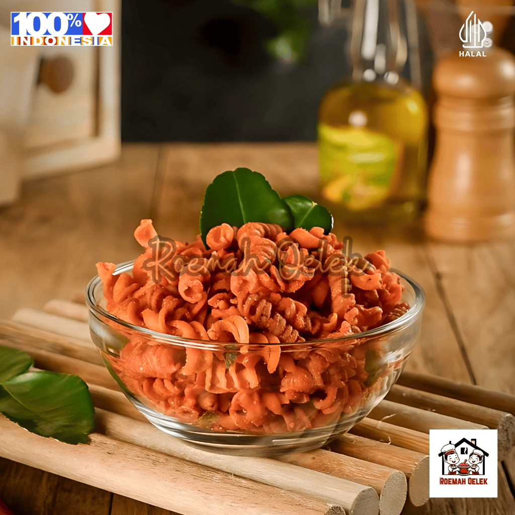 

Makaroni Spiral Premium Pedas Jeruk 100gr – Kriuk Gurih, Bumbu Melimpah!