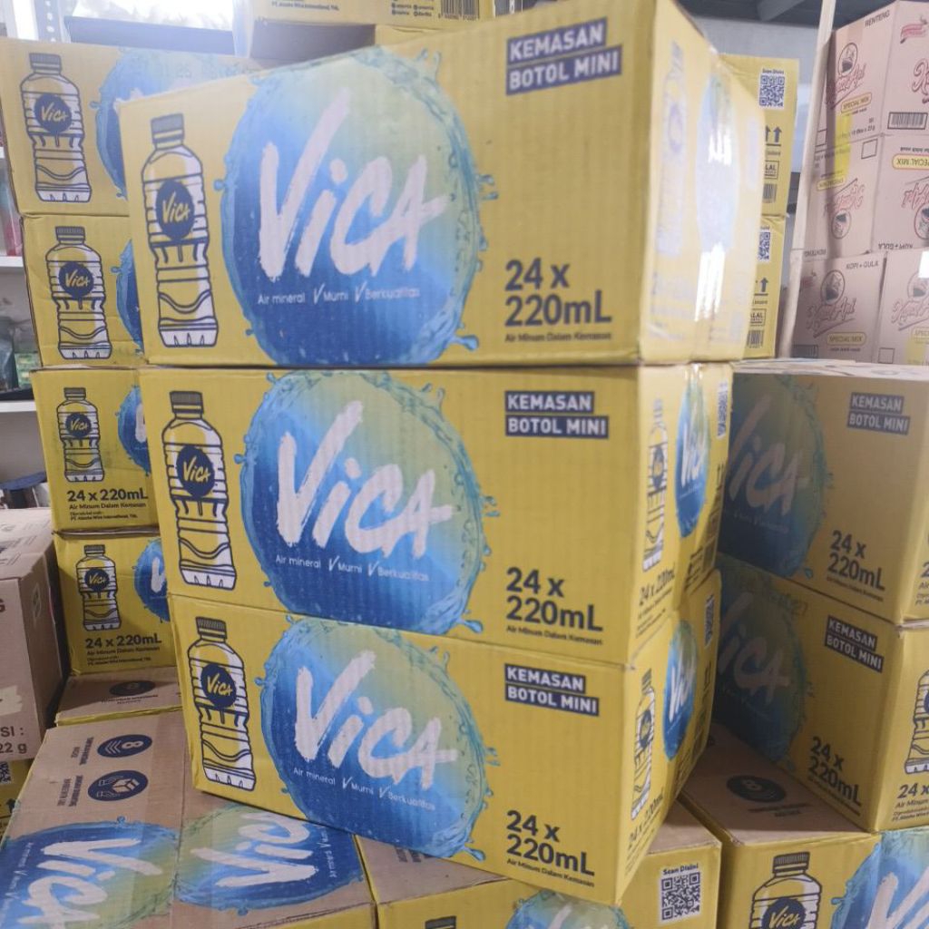 

[3 Karton] Vica Air Mineral 220ml (72botol)