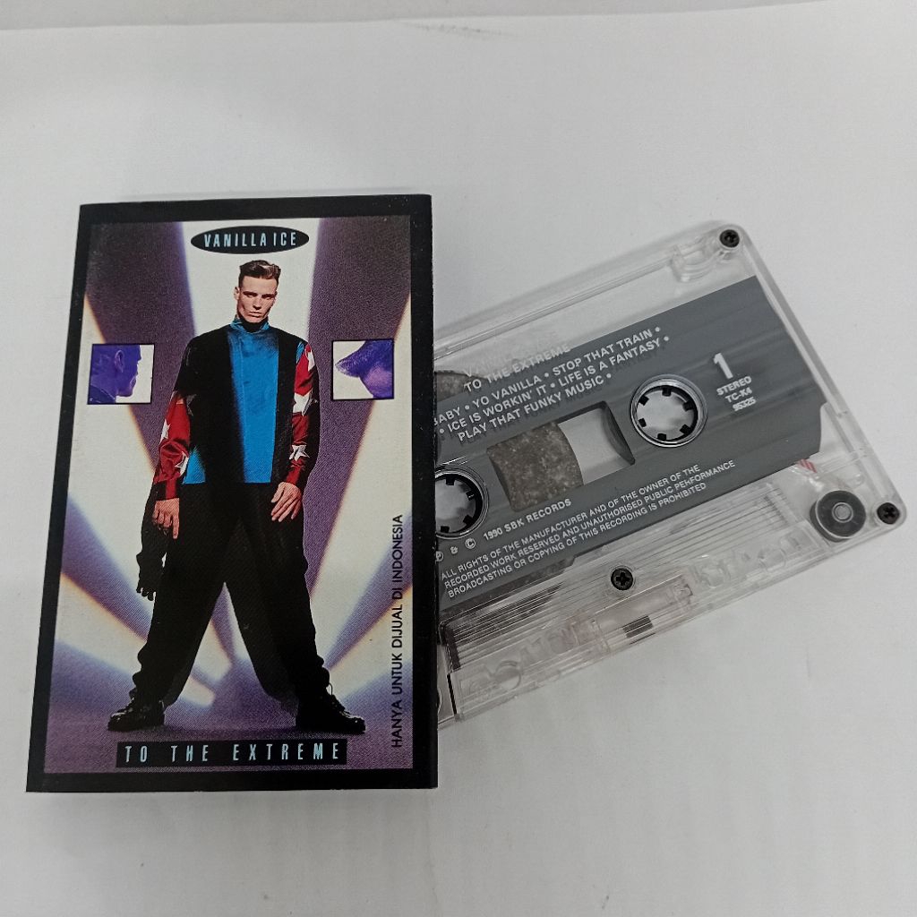 Kaset Pita Vanilla Ice To The Extreme