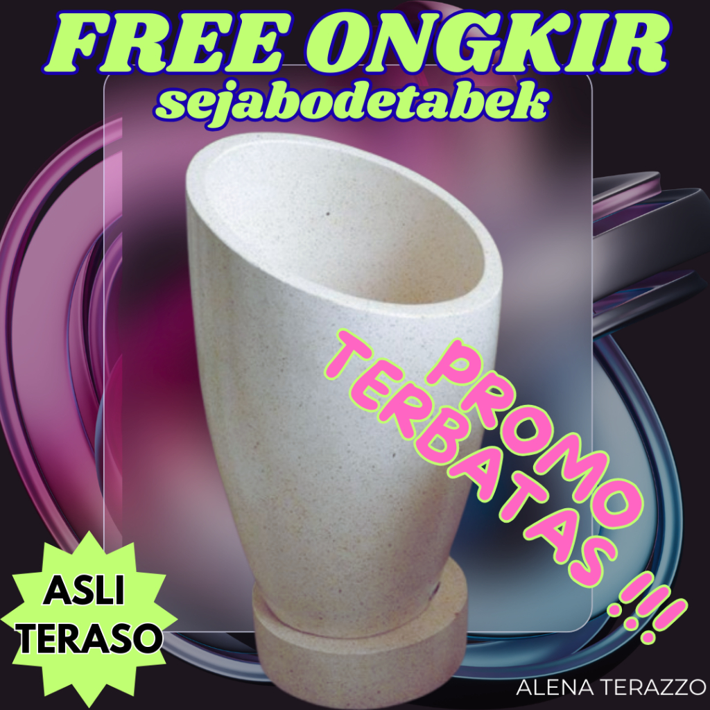 ALENA TERAZZO BAK MANDI TERASO MIRING MARMER KERAMIK BAK MANDI MINIMALIS FREE ONGKIR SEJABODETABEK