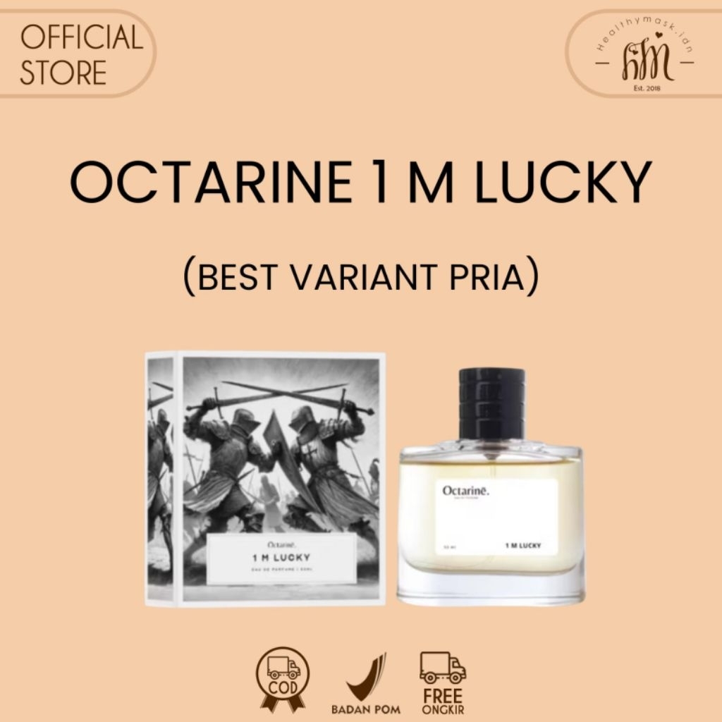 (READY) OCTARINE 1 MILLION LUCKY EAU DE PARFUME 50ML BEST VARIAN PRIA
