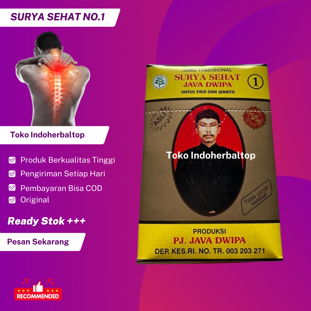 

Jamu Java Dwipa No.1 Surya Sehat Serbuk