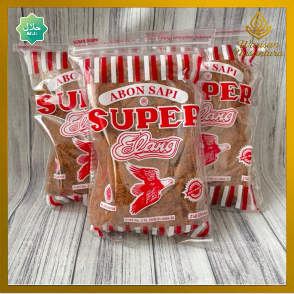 

Abon Sapi Asli Super Cap ELANG 250g Asli Boyolali - Abon Sapi Super Cap Elang Spesial Semarang