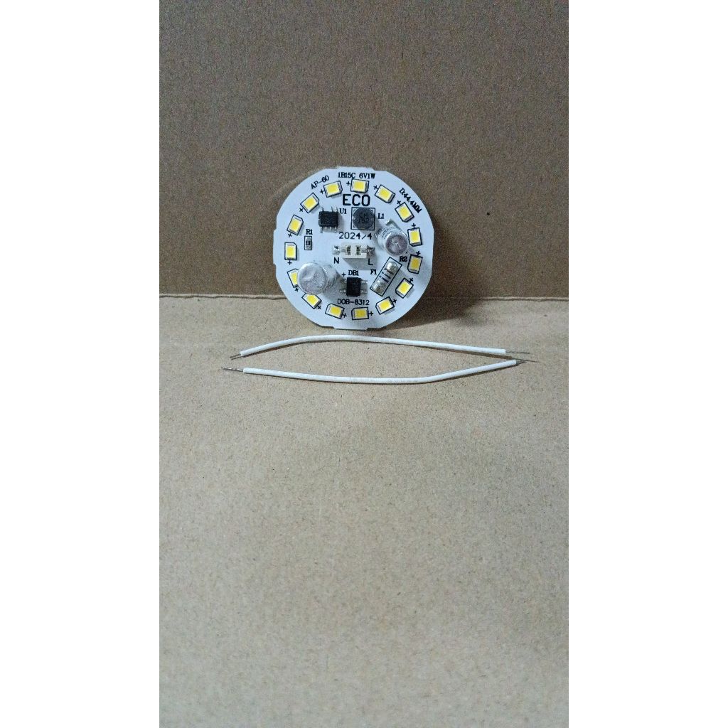 9041 pcb komponen lampu led pln 220v 12w 12watt 12 watt
