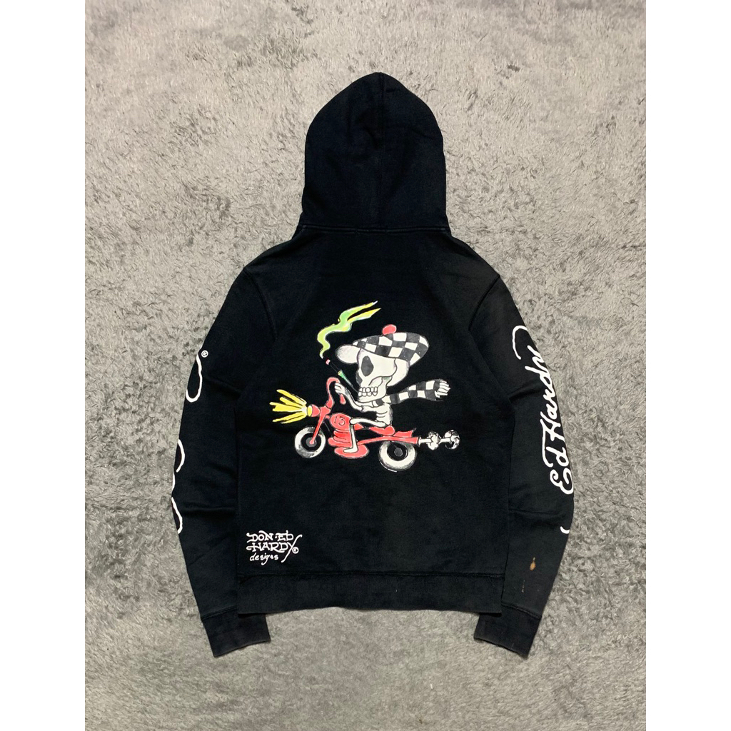 Hoodie Zipper Ed Hardy Second
