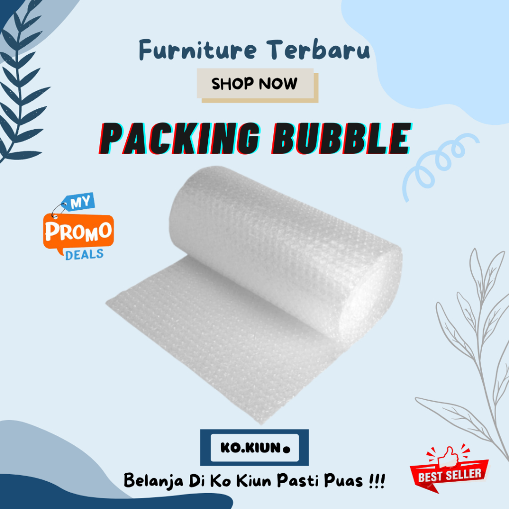 

Plastic Warp / Bubble Warp Tambahan Packing ( Double Safety )