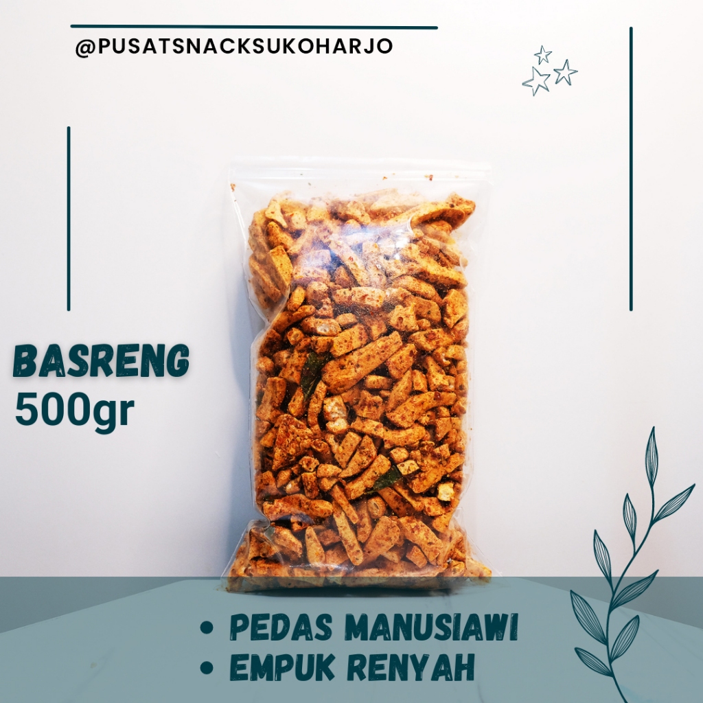

Basreng pedas daun jeruk - 500gr