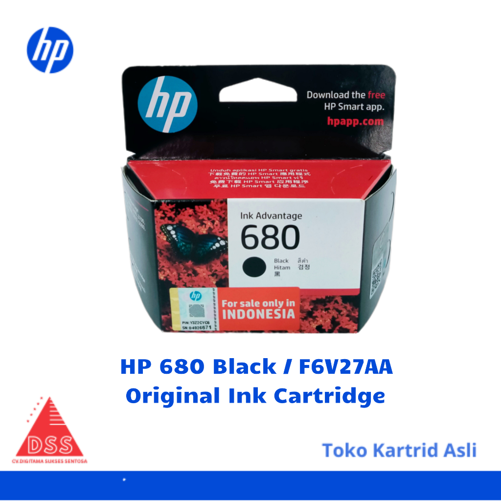 HP 680 Black Original Ink Cartridge