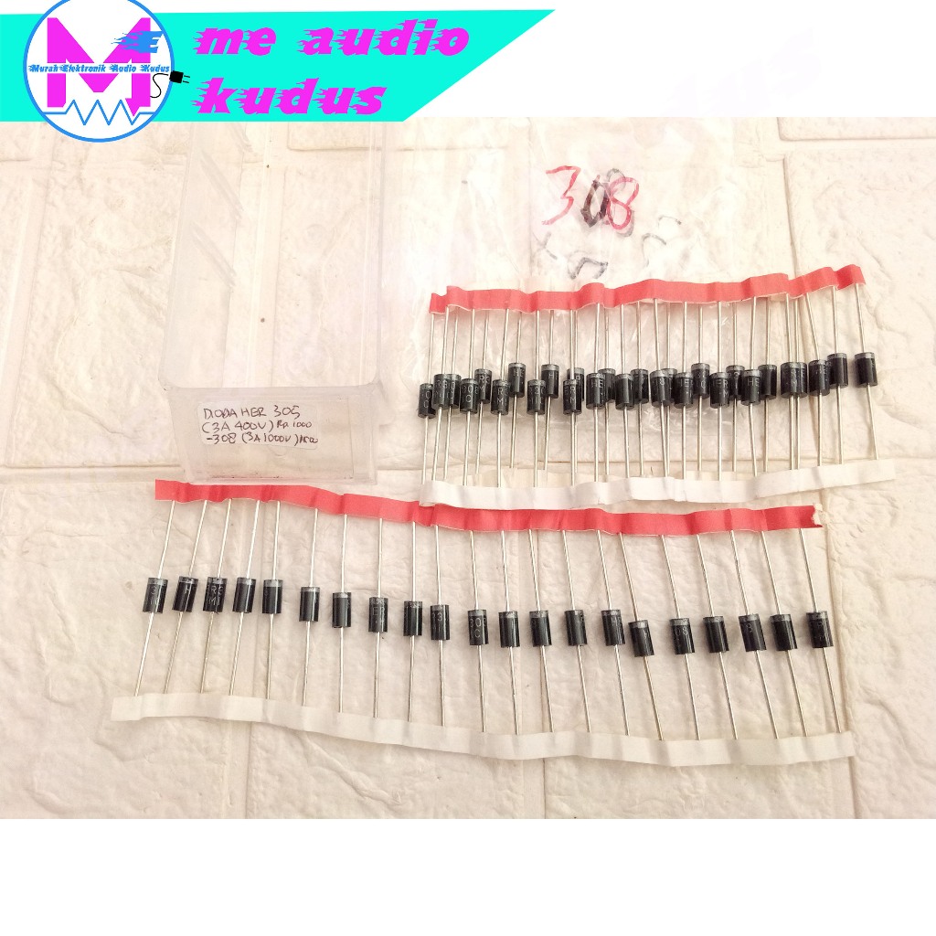 DIODA HER 308 (3A 1000V) FAST RECOVERY