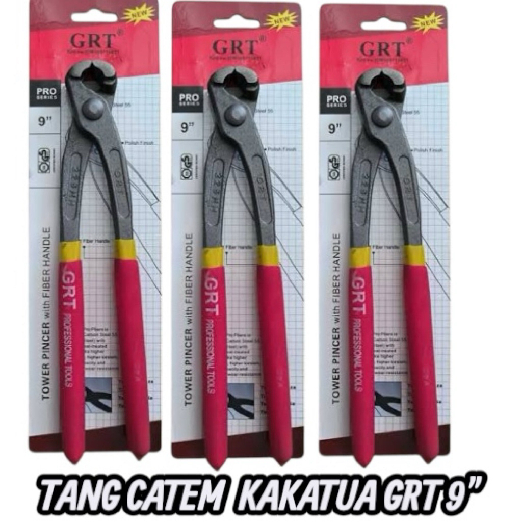 Sinarterang3 Catut Baja Tang Kakatua Tang Gegep Grt 9" Bahan Baja