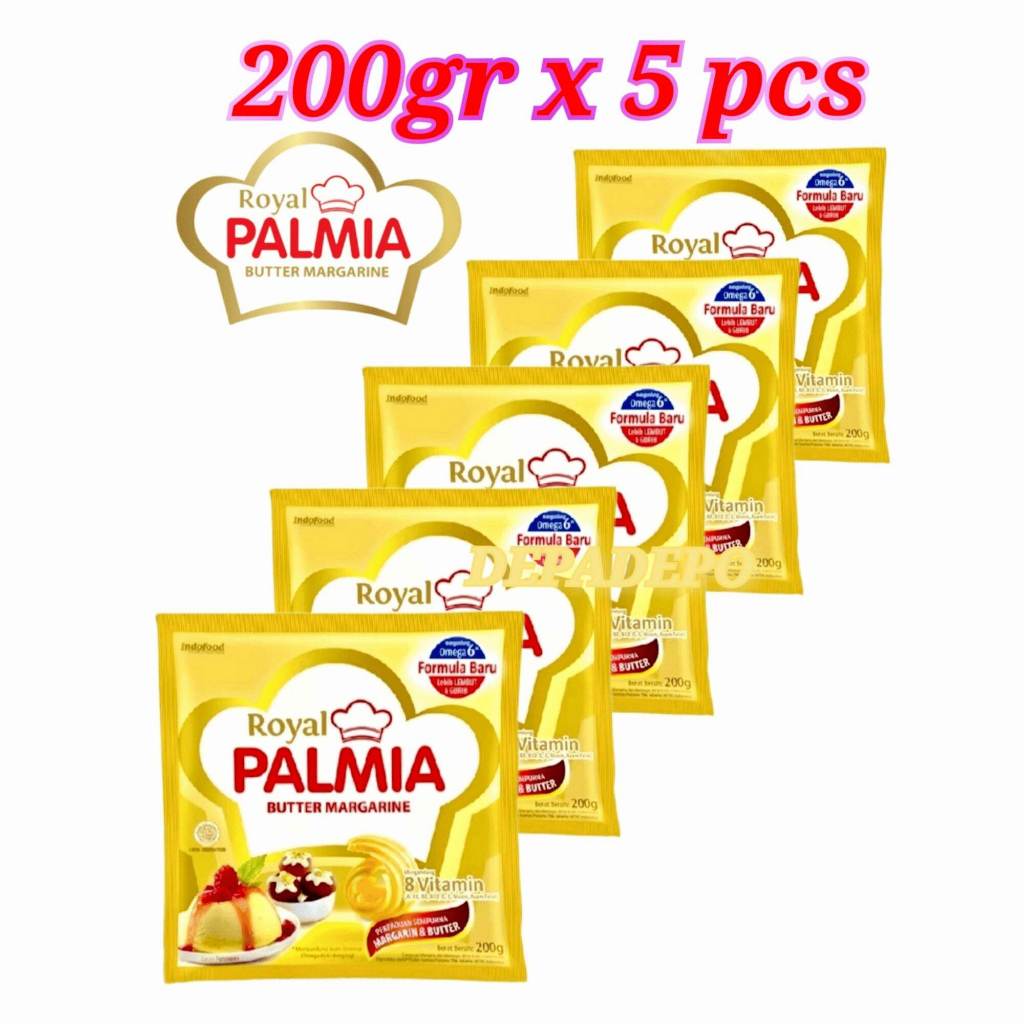 

ROYAL PALMIA BUTTER MARGARINE PAKET 5 PCS
