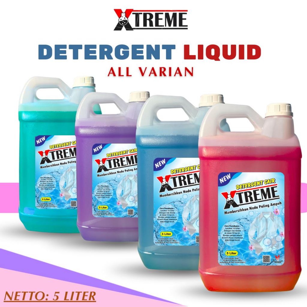 Rame Deterjen Cair Laundry (5 LITER) Ampuh Angkat Noda dW