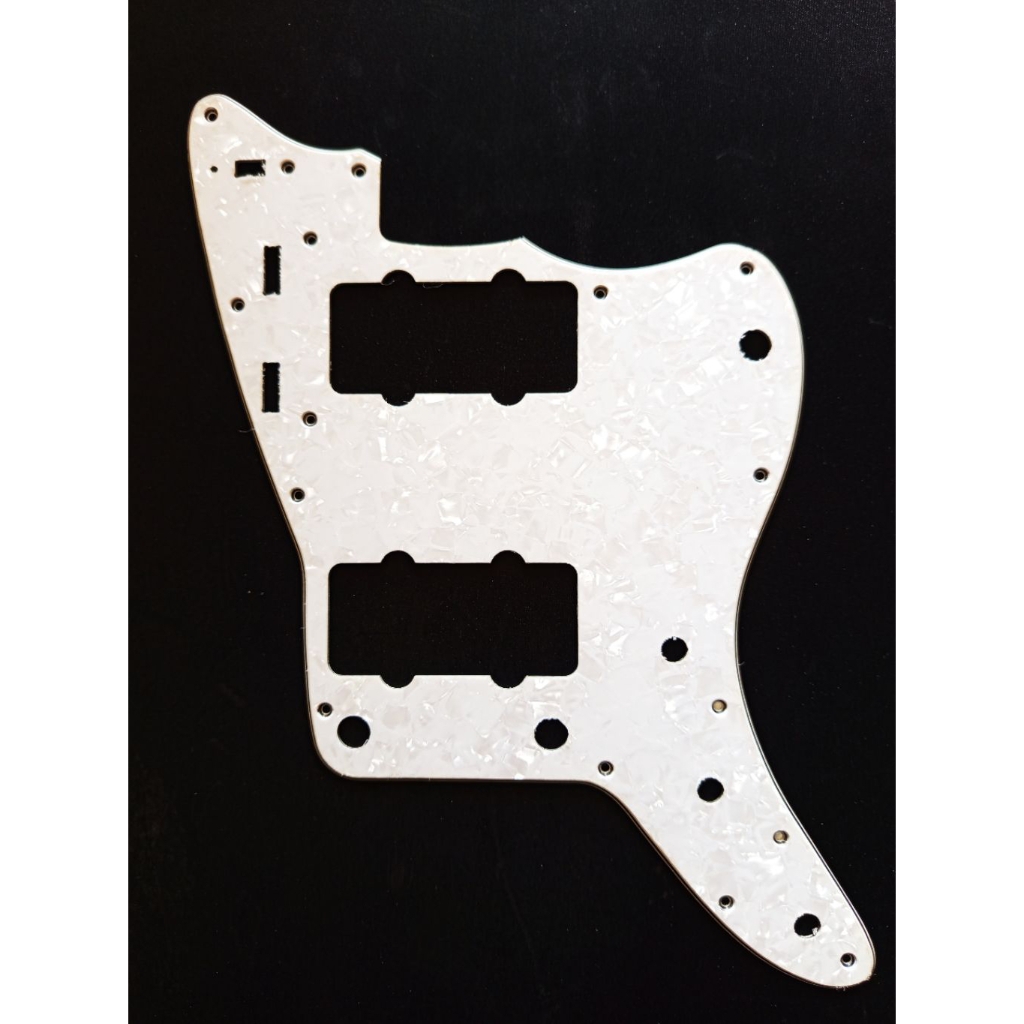 Pickguard Guitar Electric Jazzmaster White Pearl 3ply Squier