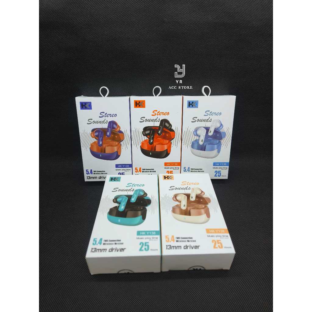 HEADSET / HANDSFREE WIRELESS BLUETOOTH HK Y138 EXTRA BASS