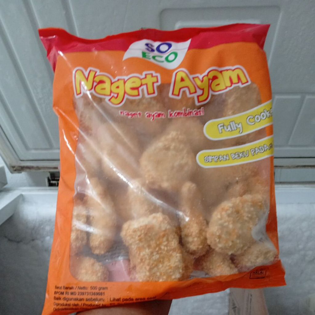 

so Eco naget ayam uk 500 gr