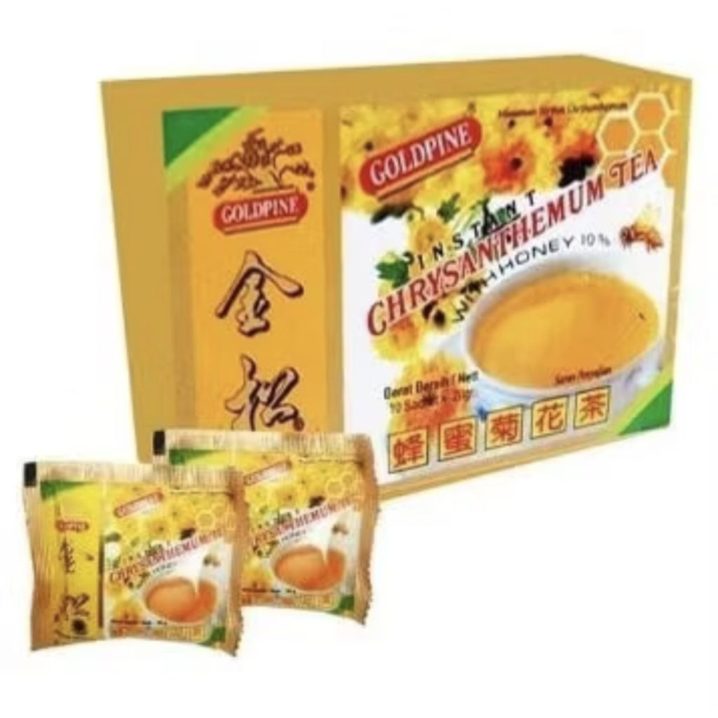 

goldpine chrysanthemum tea / teh kembang Krisan instan ( 10 sachet)