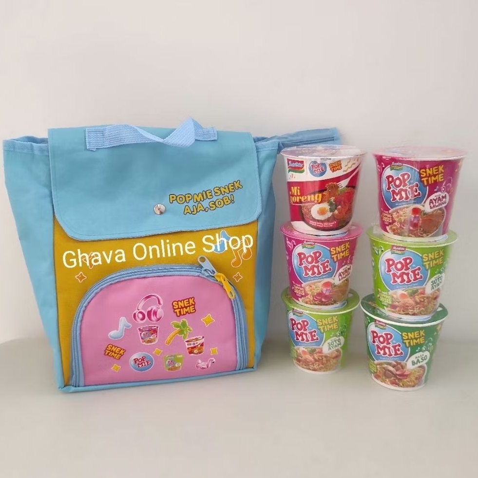

Pop Mie Snek Paket 6pcs Mix Varian + FREE Tas Pop Mie Snek