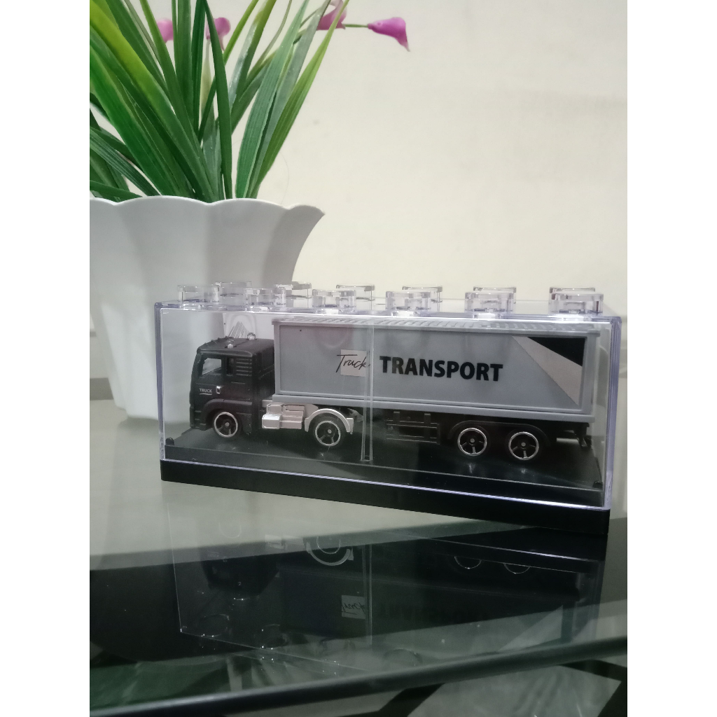Mainan Anak Truk Kontainer Murah/Mainan Miniatur Diecast Truk Kontainer