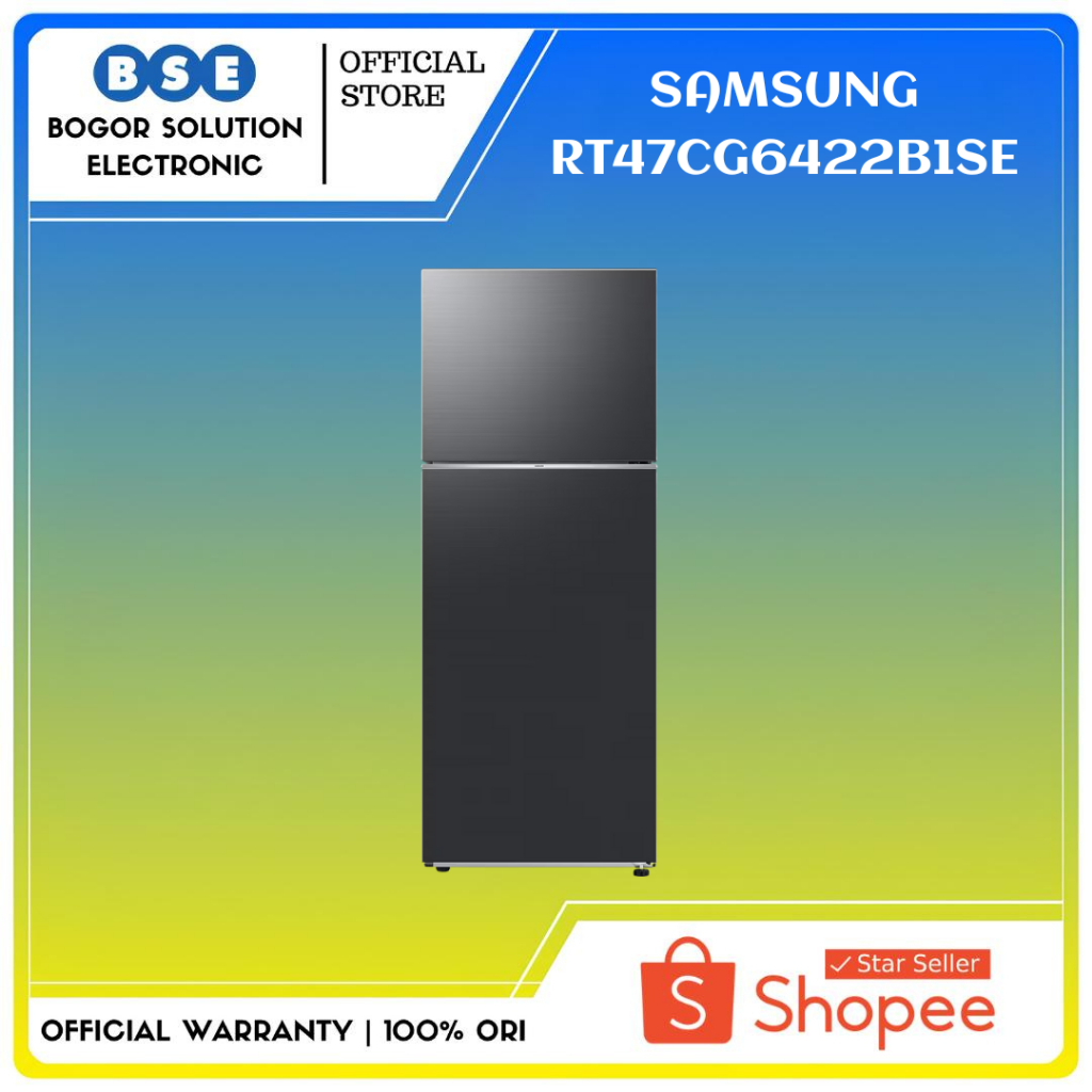 Kulkas 2 Pintu Ungkep Samsung RT47CG6422B1SE 465L RT47 Kulkas Ungkep