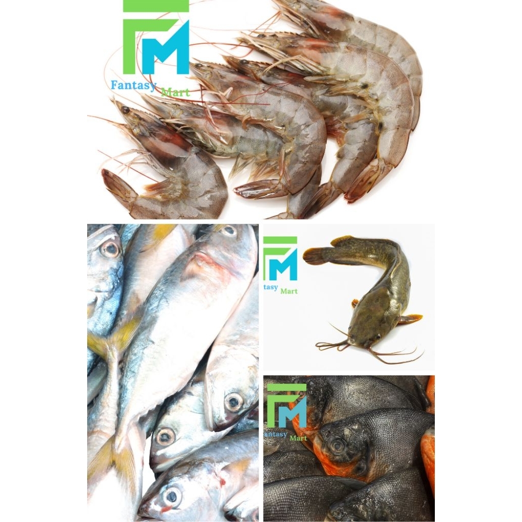 

Semua jenis ikan segar, Ikan laut ikan air tawar.