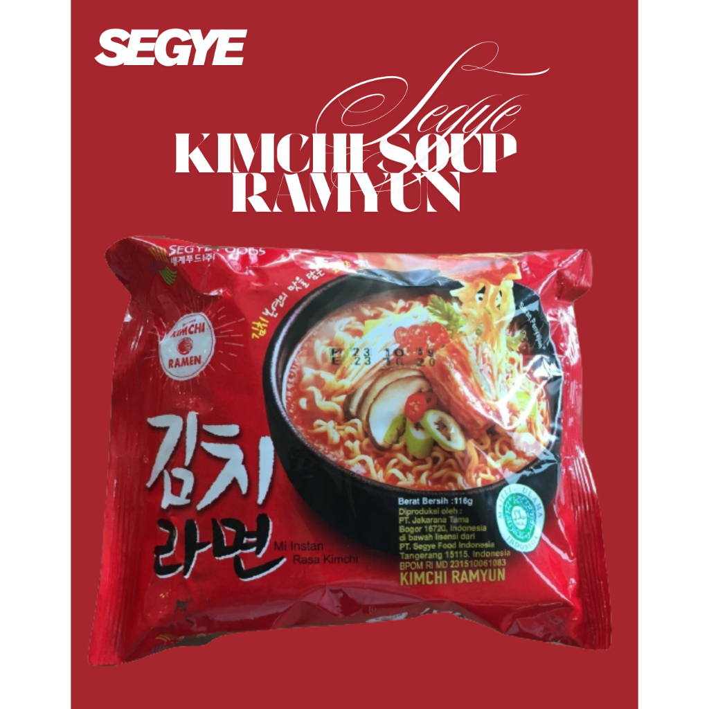 

SEGYE RAMYUN - KIMCHI RAMYUN - HALAL MUI
