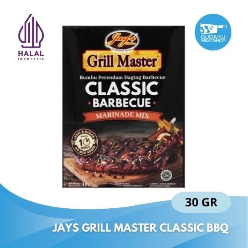 

Jay's Grill Master Classic Barbeque Marinade Daging Barbeque / Daging Grill