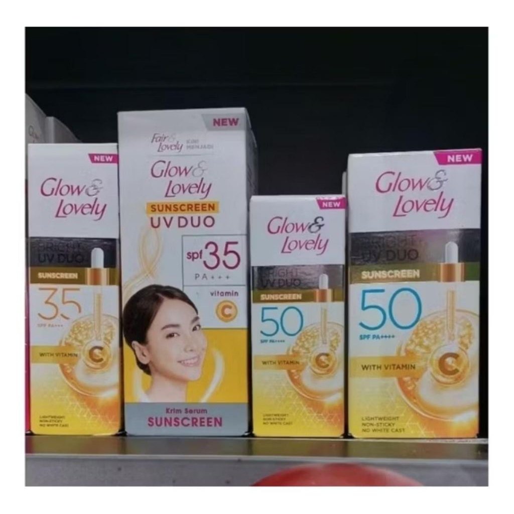 FAIR & LOVELY KINI MENJADI GLOW & LOVELY SUNSCREEN SPF 35 | SPF 50