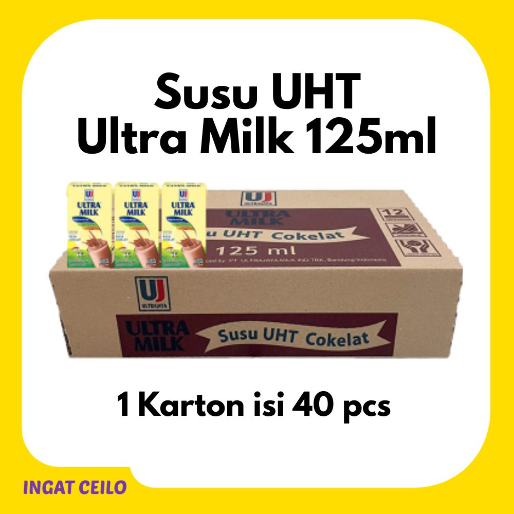 

ULTRA MILK SUSU UHT 125ML | Ultra Milk 1 Dus isi 40pcs