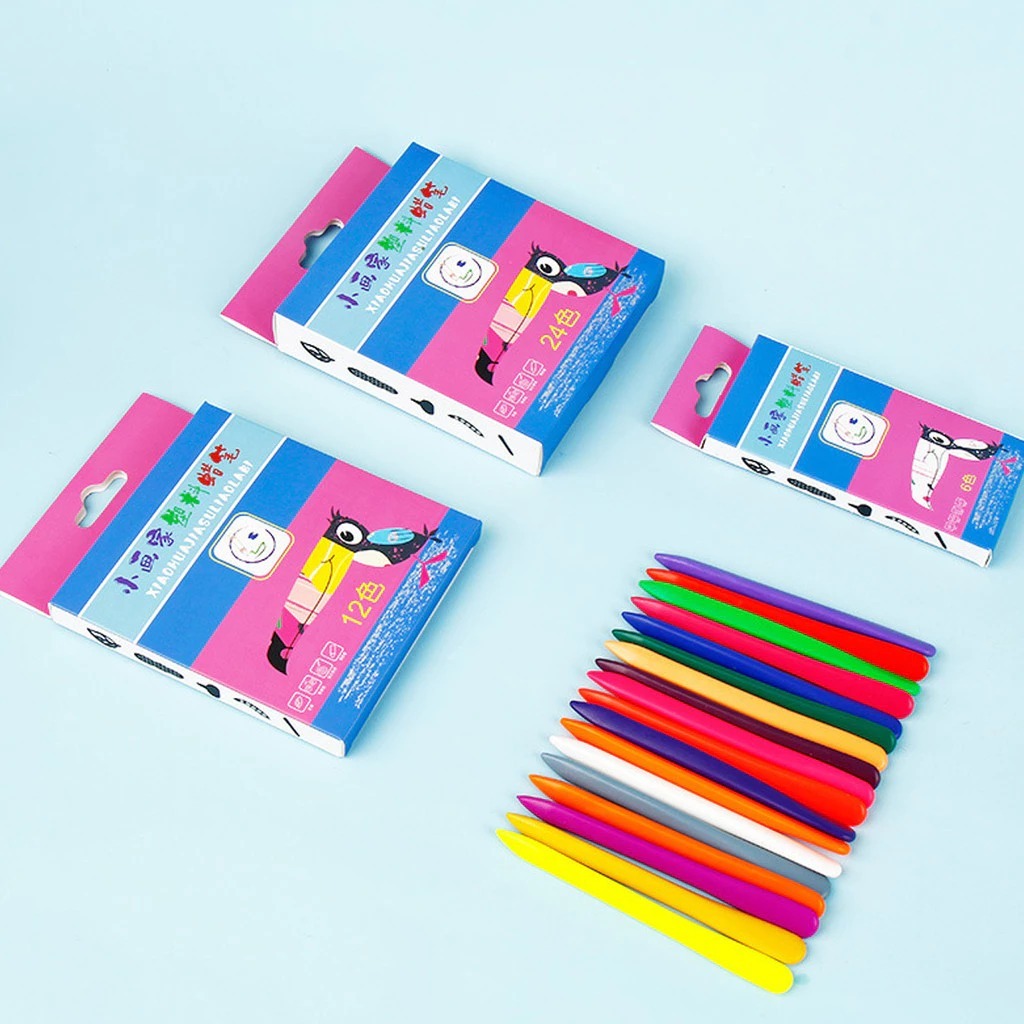 

Crayon Segitiga Anti Pecah Krayon Plastik Anak Isi 24 & 36 Warna Mudah Dicuci & Tidak Lengket Di Tangan