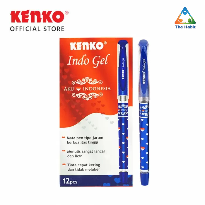 

(The Habit) GEL PEN Indo Gel Blue Black2 Pcs