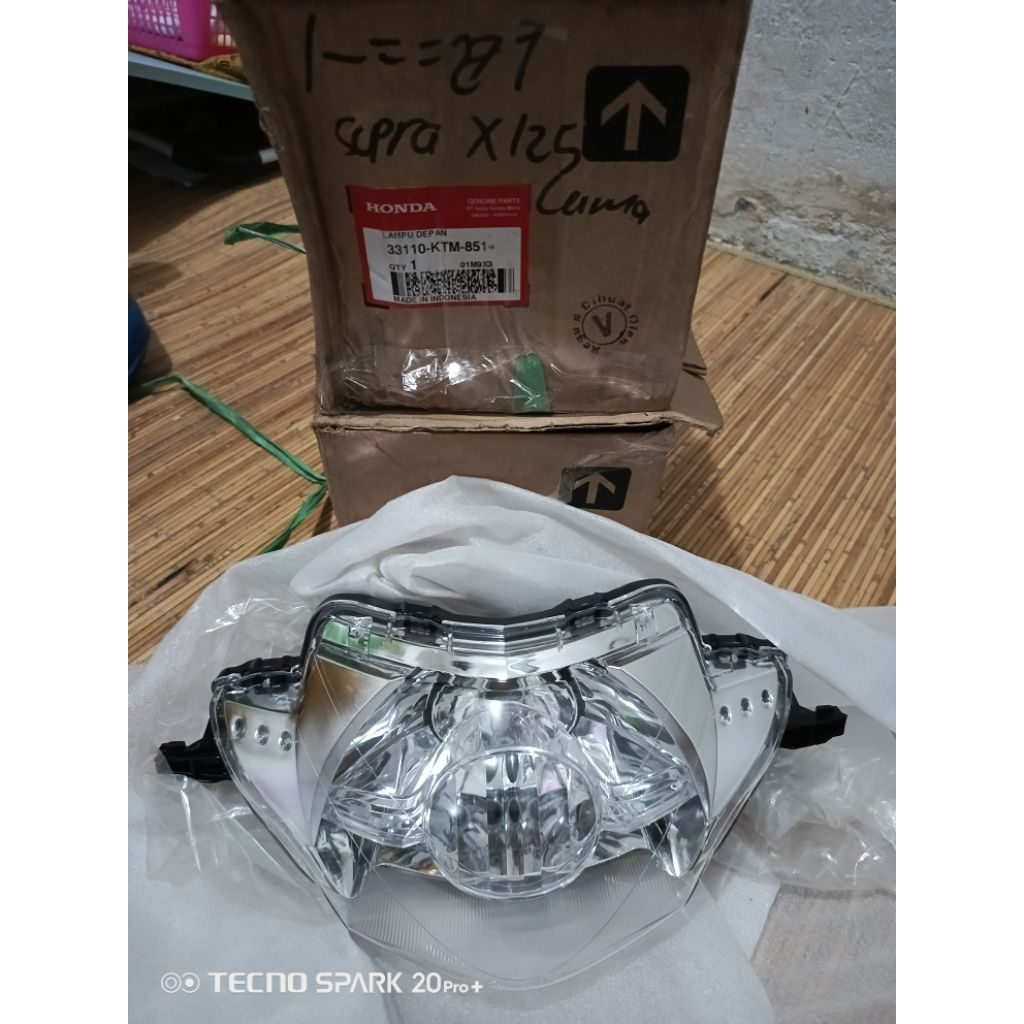 REFLEKTOR HONDA SUPRA X 125 OLD LAMA ORIGINAL AHM