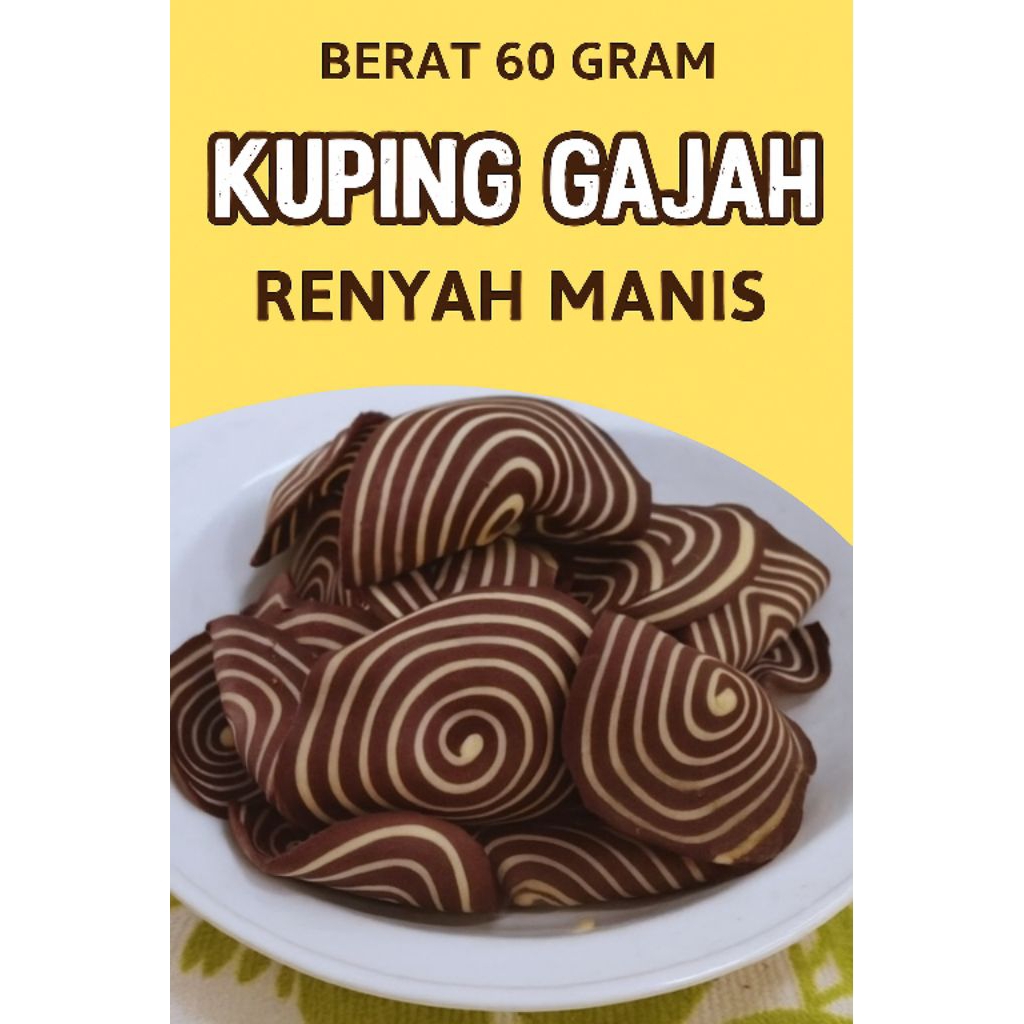 

KUPING GAJAH 60 gr//Teman asik setiap saat
