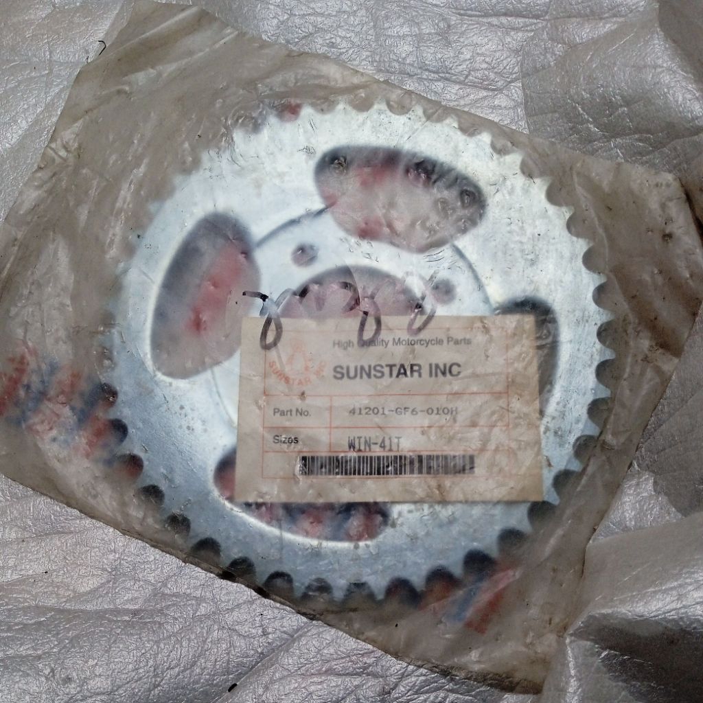 41201 GF6 010 H original import Made in Japan sunstar sun star gir gear gigi tarik final gear roda b